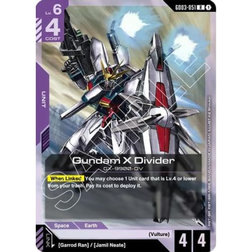 Gundam X Divider (GD03-051) - Steel Requiem Holofoil