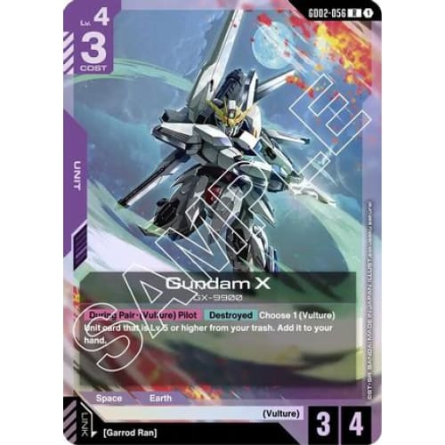 Gundam X (GD02-056) - Dual Impact Holofoil - Single