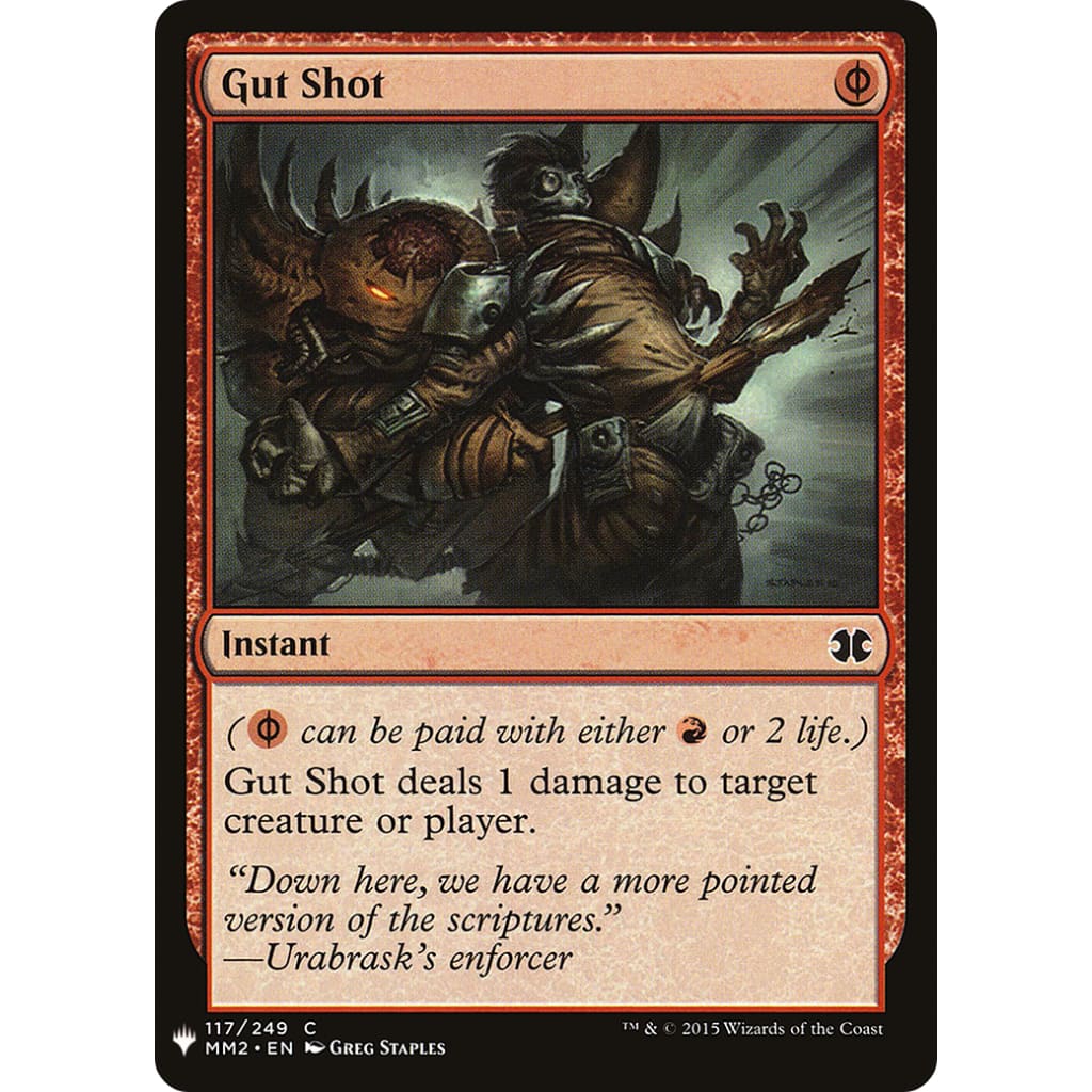 Gut Shot (PLST-MM2-117) - Single