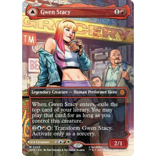 Gwen Stacy (0202) (Borderless) (SPM-202) - Single