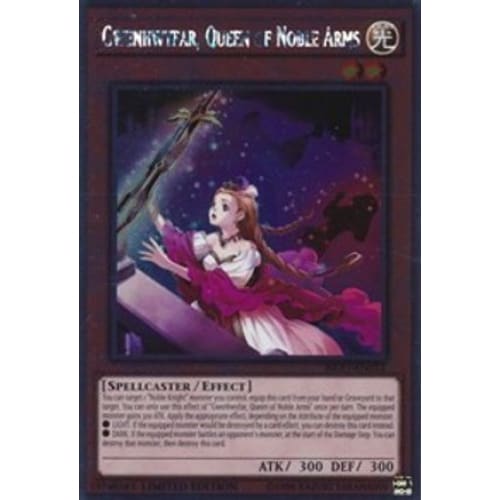 Gwenhwyfar Queen of Noble Arms (NKRT-EN012) Platinum Rare