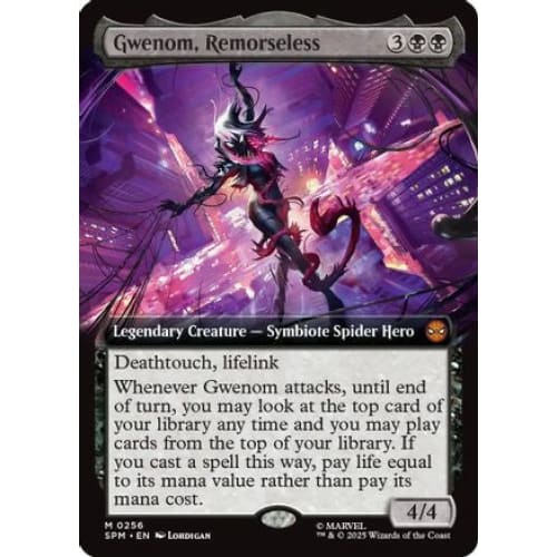 Gwenom Remorseless (Extended Art) (SPM-256) Foil - Single