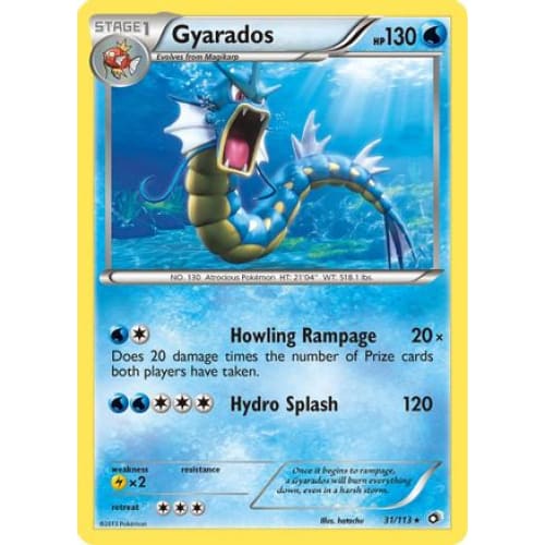Gyarados (031/113) Rare Classic Reverse Holofoil - Single