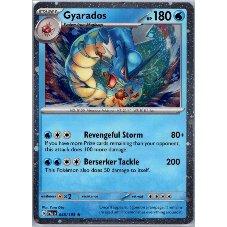 Gyarados - 043/193 (Cosmo Holo) (43) Promo Holofoil - Single