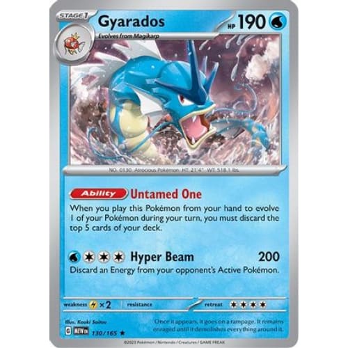Gyarados (130) Rare Classic Holofoil - Single