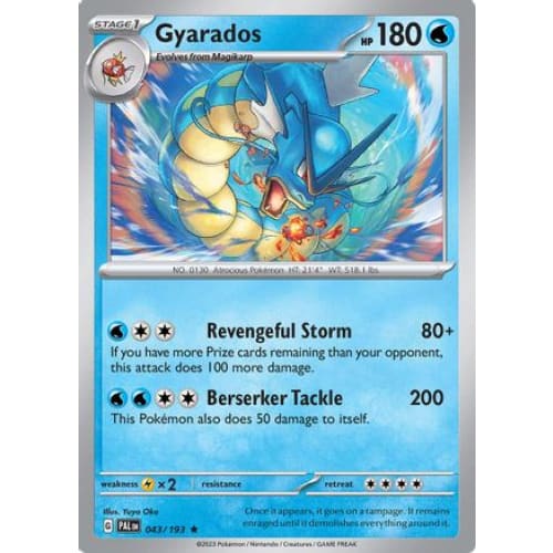 Gyarados (43) Rare Classic Reverse Holofoil - Single