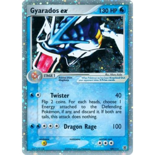 Gyarados ex (109) Ultra Rare - Single