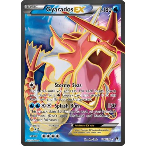 Gyarados-EX (114/122) Ultra Rare Holofoil - Single