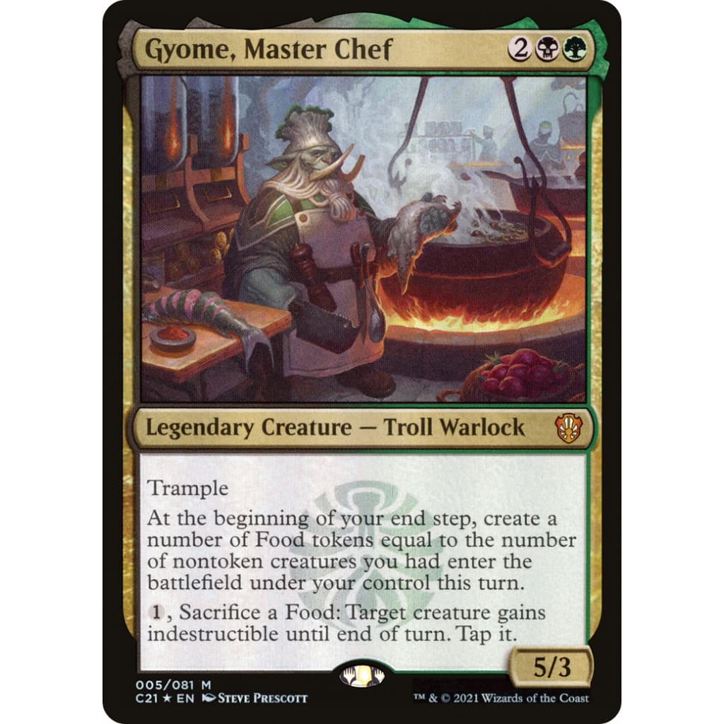 Gyome Master Chef (C21-005) Foil - Single