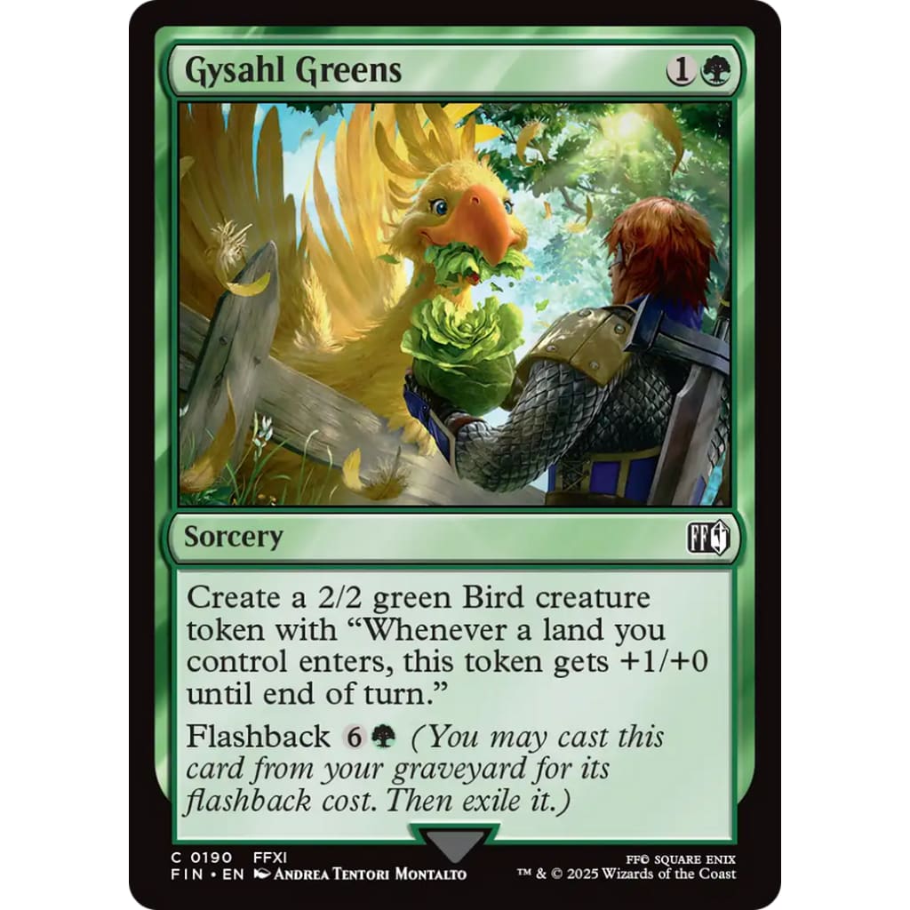 Gysahl Greens (FIN-190) Foil - Single