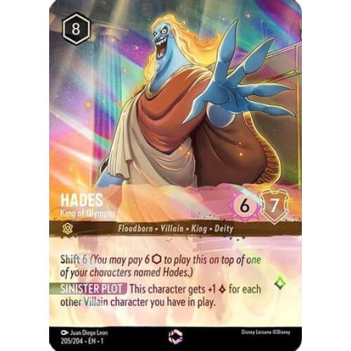 Hades - King of Olympus (Alternate Art) (205/204)