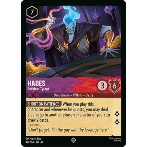 Hades - Ruthless Tyrant (48/204) - Reign of Jafar - Single