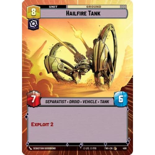 Hailfire Tank (Hyperspace) (496) Foil - Single