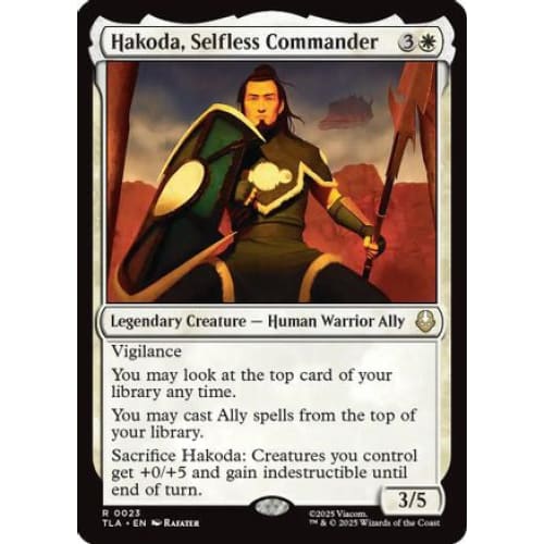 Hakoda Selfless Commander (TLA-023) - Single