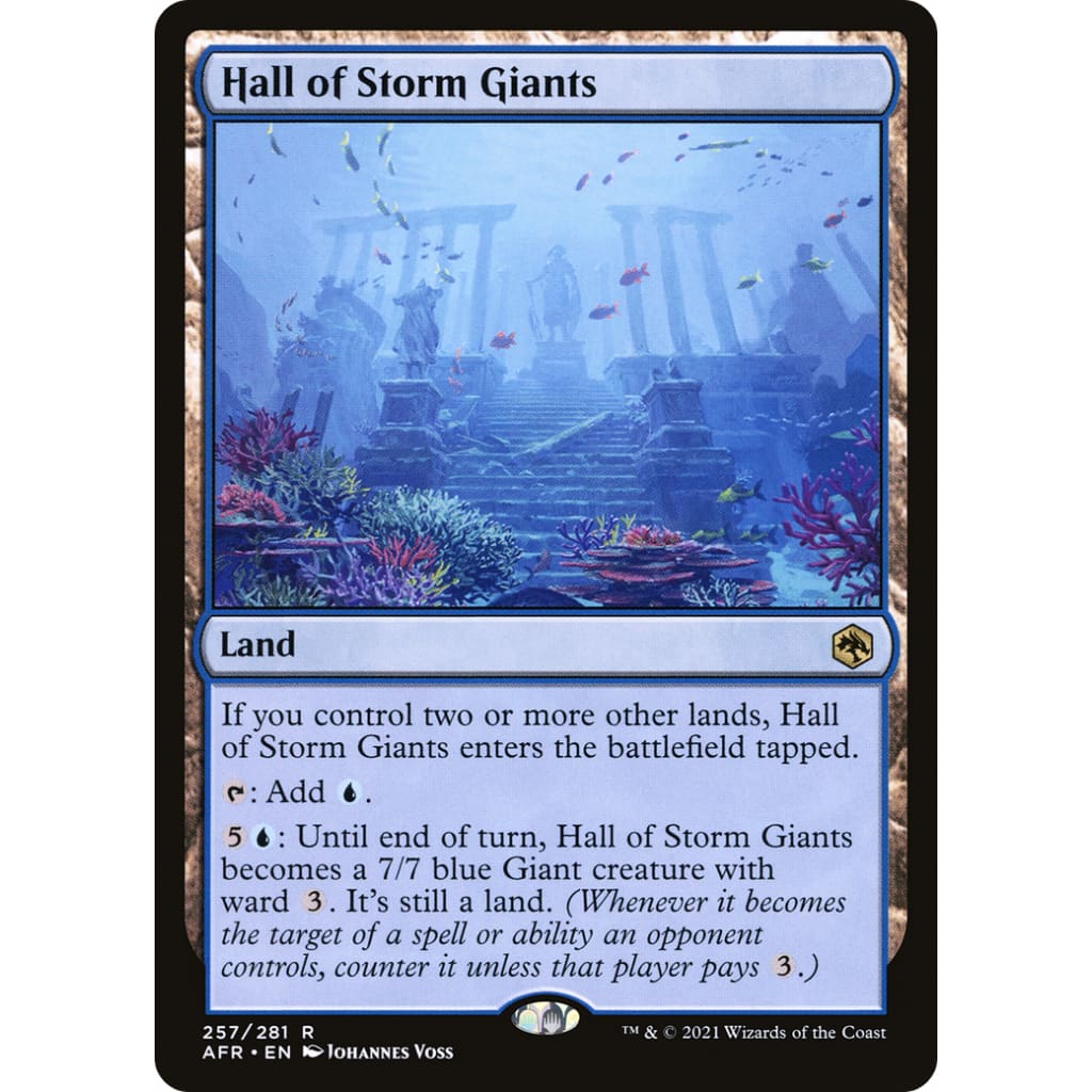 Hall of Storm Giants (AFR-257) Foil - Single