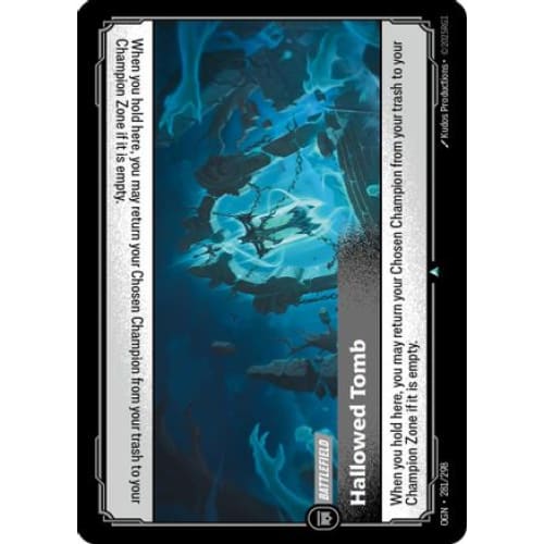 Hallowed Tomb (281/298) - Origins - Single