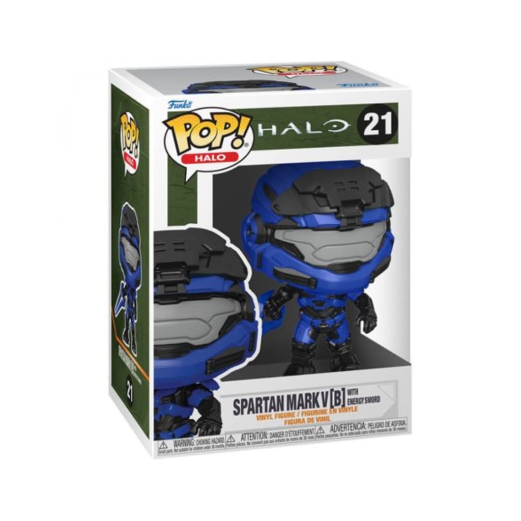 Halo Infinite Mark V w/Blue Energy Sword Funko Pop! Vinyl
