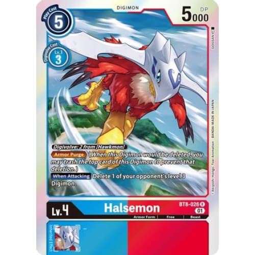 Halsemon - BT8-026 - Rare Foil - Single