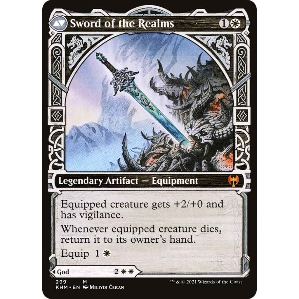 Halvar God of Battle // Sword the Realms (KHM-299):
