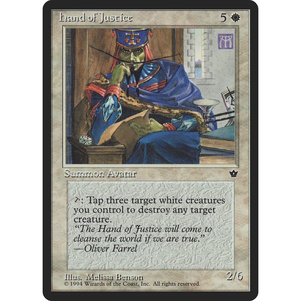 Hand of Justice (FEM-005) - Single
