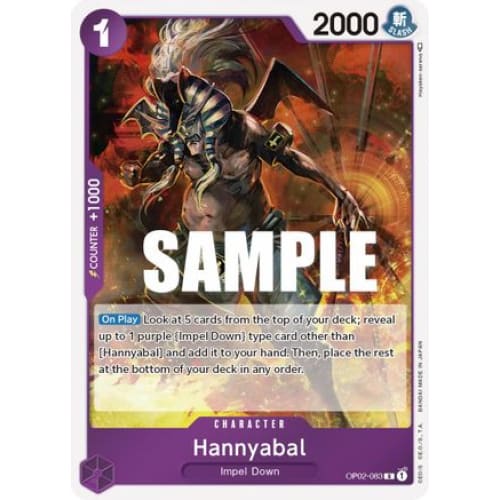 Hannyabal OP02-083 R Paramount War Foil - Single