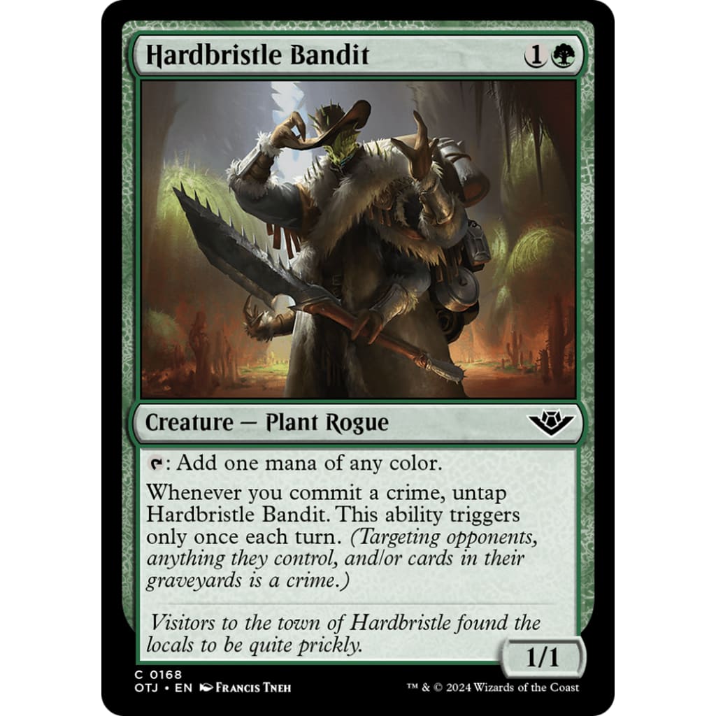 Hardbristle Bandit (OTJ-168) Foil - Single