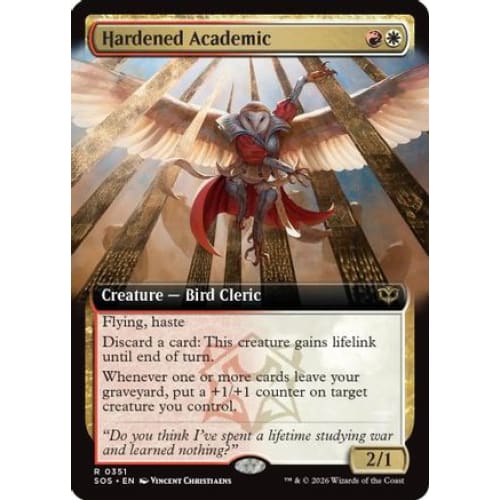 Hardened Academic (Extended Art) (SOS-351) - Single