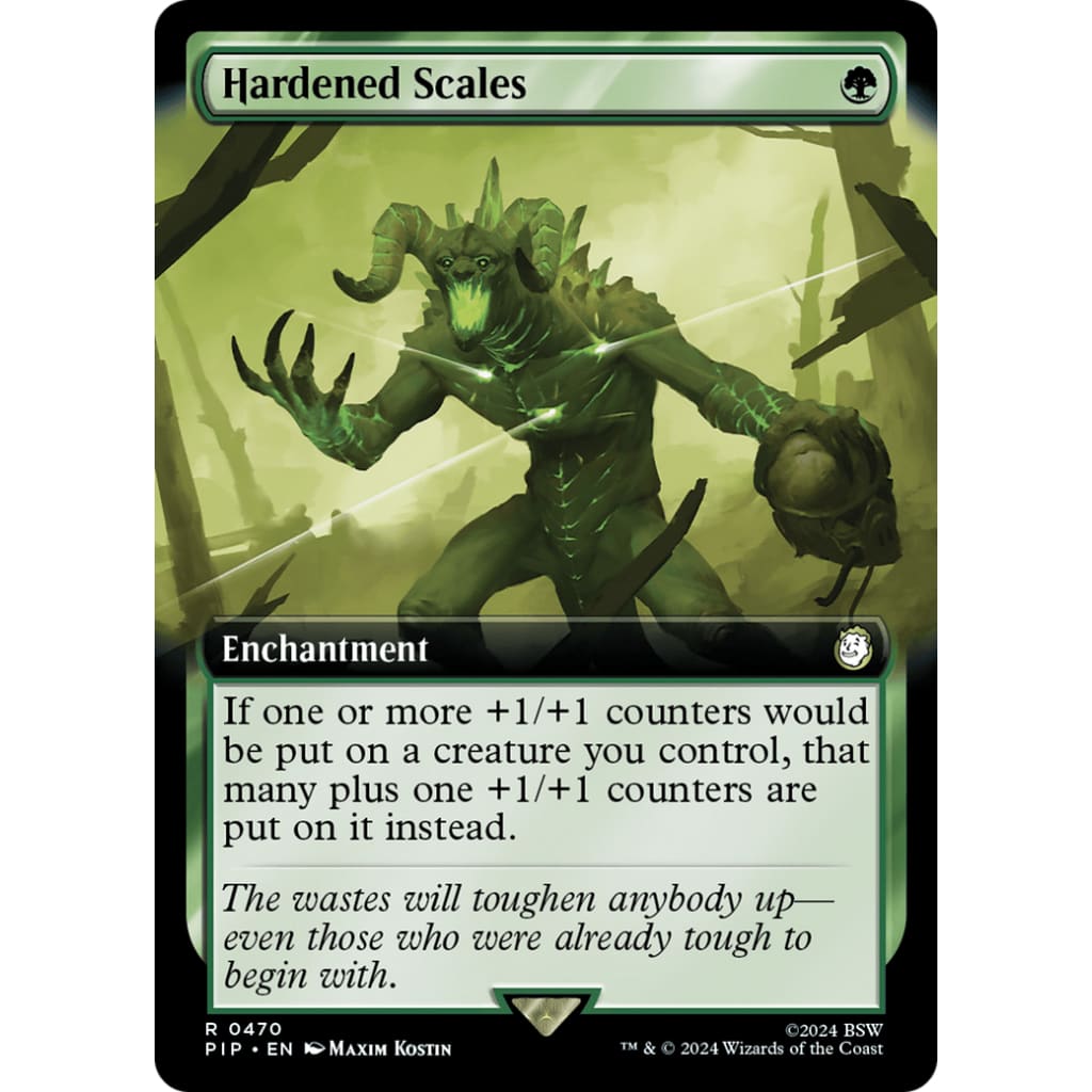 Hardened Scales (PIP-470): (Extended Art) - Single
