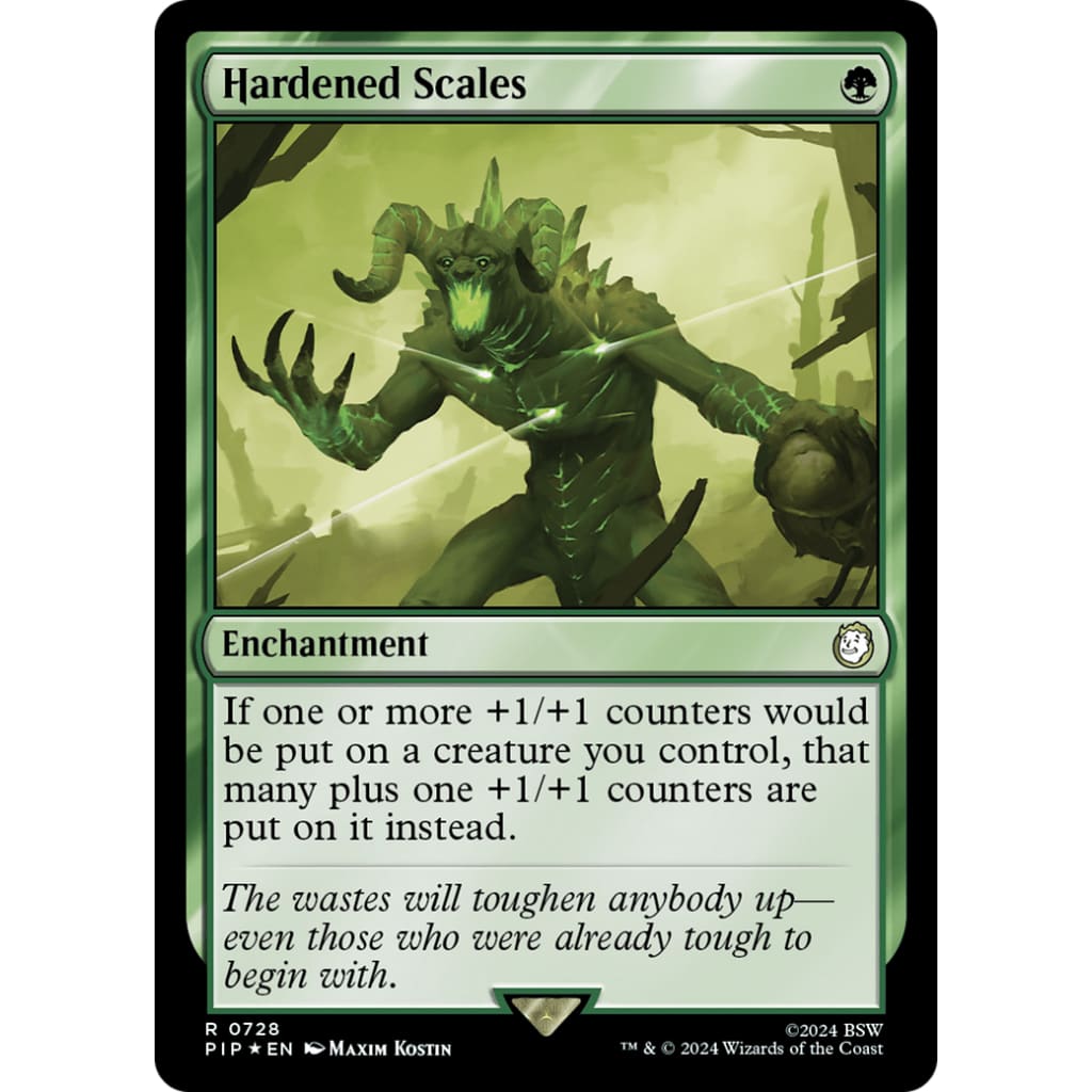 Hardened Scales (PIP-728) Foil - Single