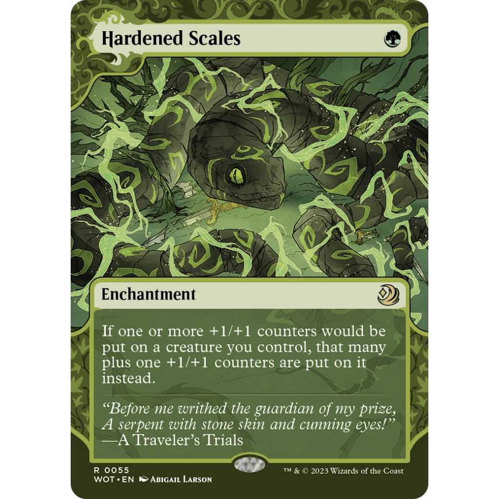Hardened Scales (WOT-055): (Showcase) (Borderless) - Single