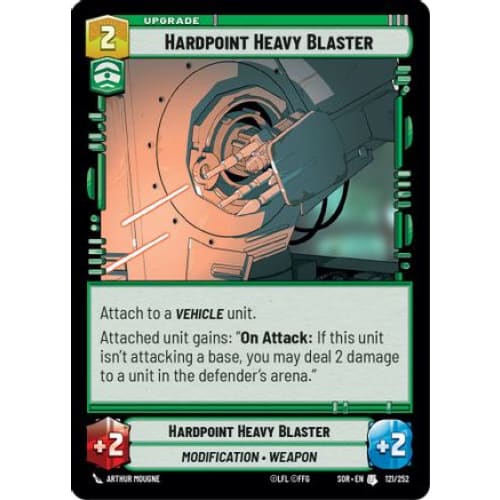 Hardpoint Heavy Blaster (121/252) - Spark of Rebellion Foil