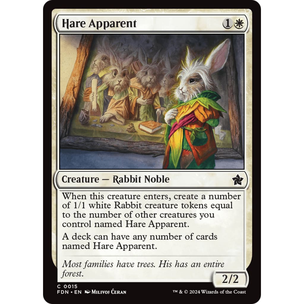 Hare Apparent (FDN-015) - Single