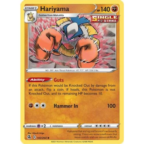 Hariyama (143/264) Uncommon - Single