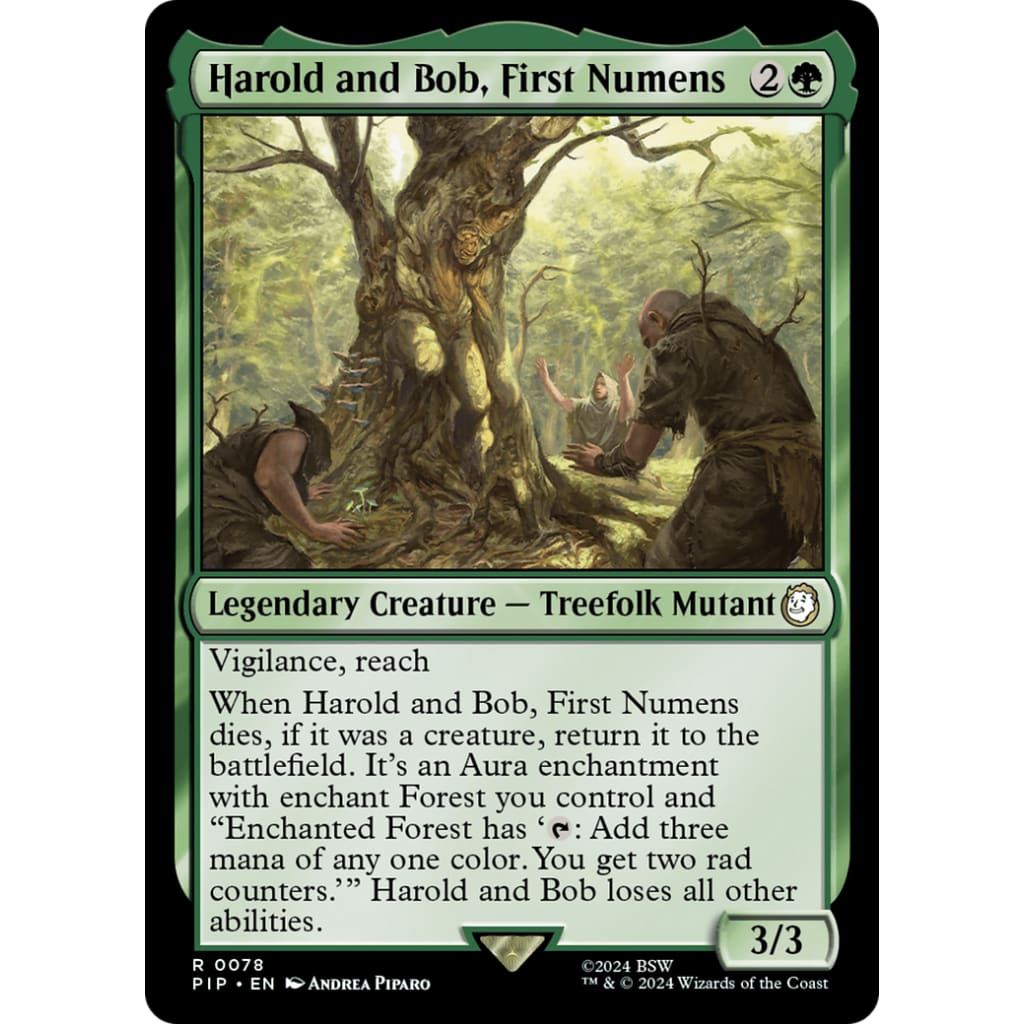 Harold and Bob First Numens (PIP-078) - Single