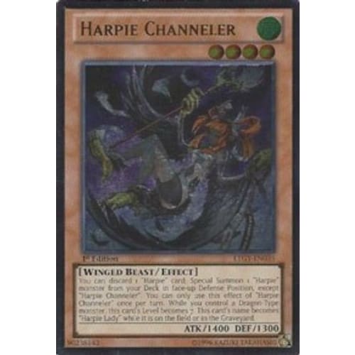 Harpie Channeler (UTR) (LTGY-EN035) Ultimate Rare 1st