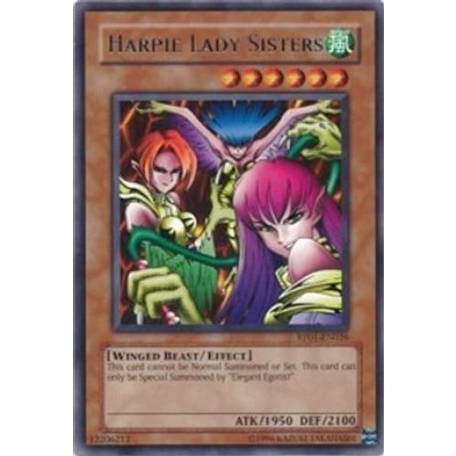 Harpie Lady Sisters (RP01-EN026) Rare Unlimited - Single