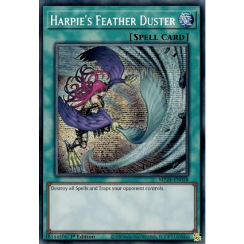 Harpie’s Feather Duster (Alternate Art) - MP24-EN058