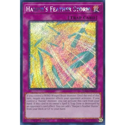 Harpie’s Feather Storm (Platinum Secret Rare) - RA01-EN073