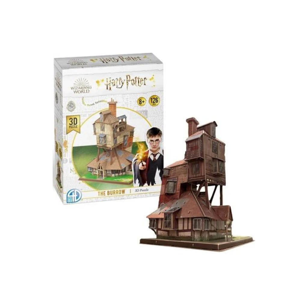 Harry Potter The Burrow Medium Version 3D Model Puzzle Kit