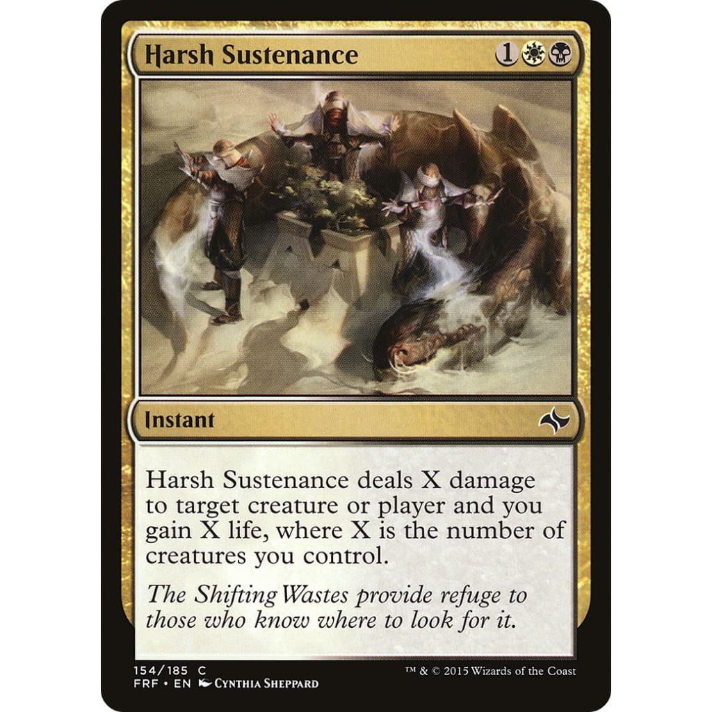 Harsh Sustenance (FRF-154) Foil - Single
