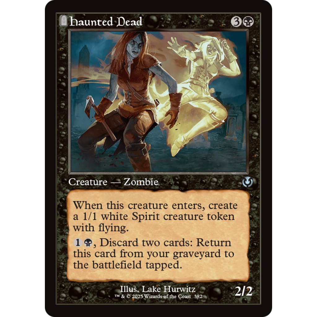 Haunted Dead (Retro Frame) (INR-382) Foil - Single