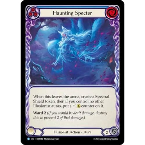 Haunting Specter (Blue) (PART THE MISTVEIL) Rainbow Foil