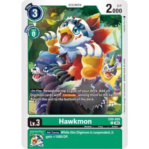 Hawkmon - EX5-035 - Common - Single