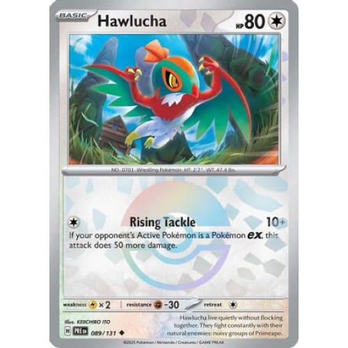 Hawlucha (Poke Ball Pattern) (89) Uncommon Holofoil - Single