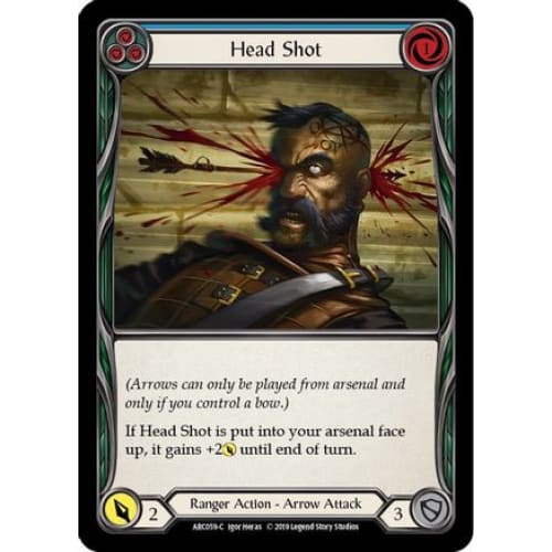 Head Shot (Blue) (ARCANE RISING) Unlimited Edition Rainbow