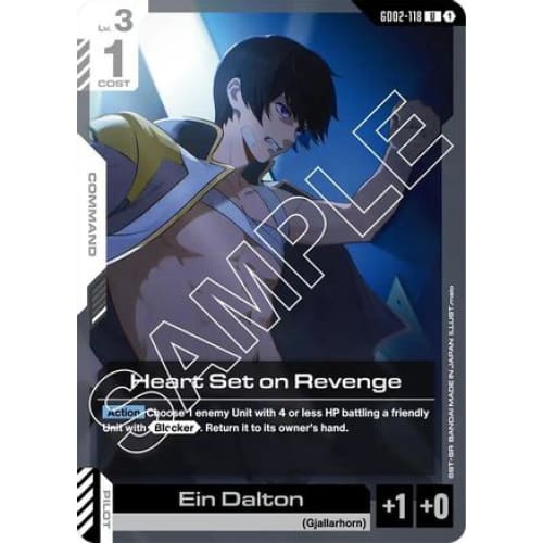 Heart Set on Revenge (GD02-118) - Dual Impact - Single