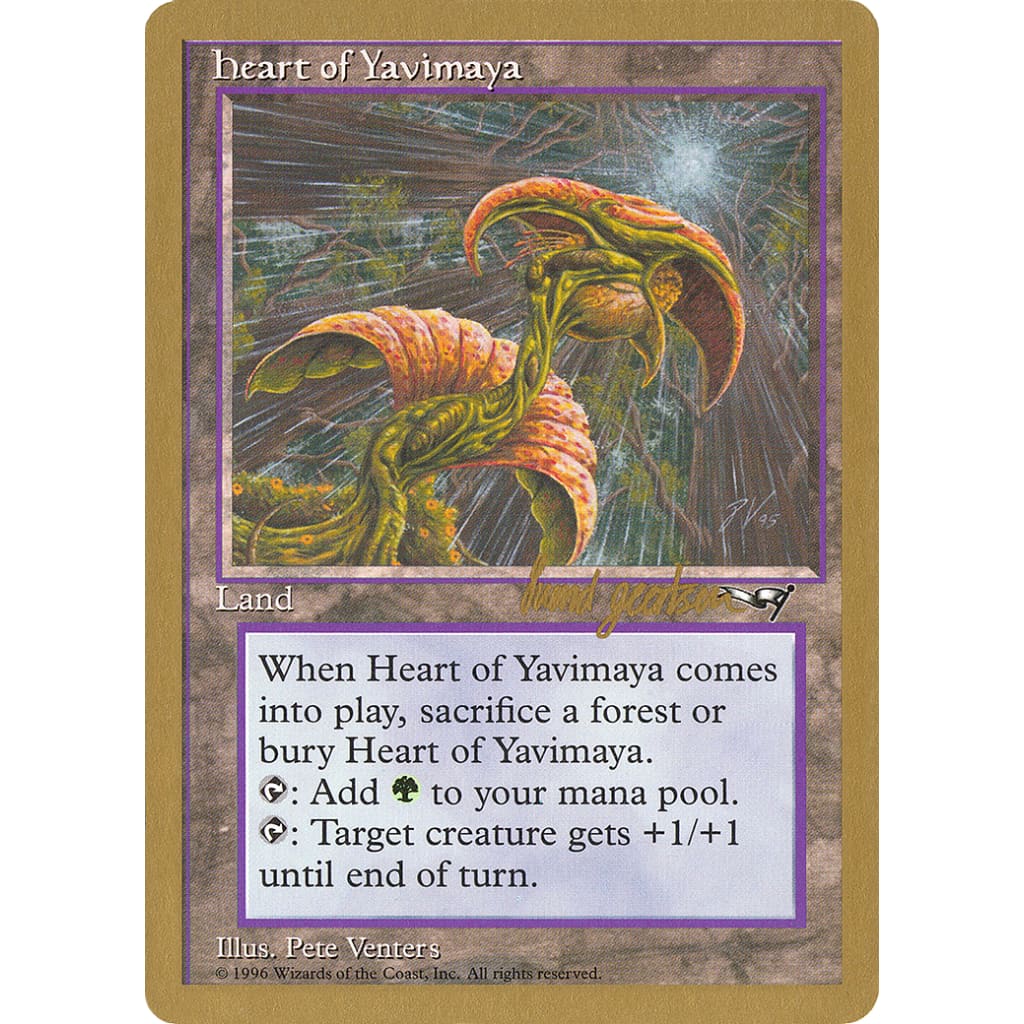 Heart of Yavimaya (WC97-SG138) - Single