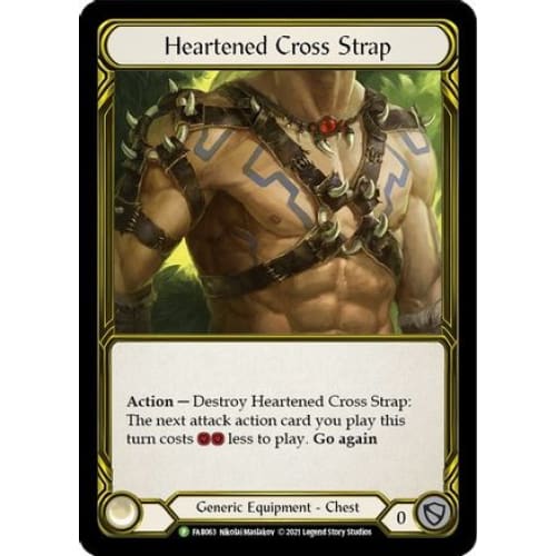 Heartened Cross Strap (Golden) (FLESH AND BLOOD: PROMO