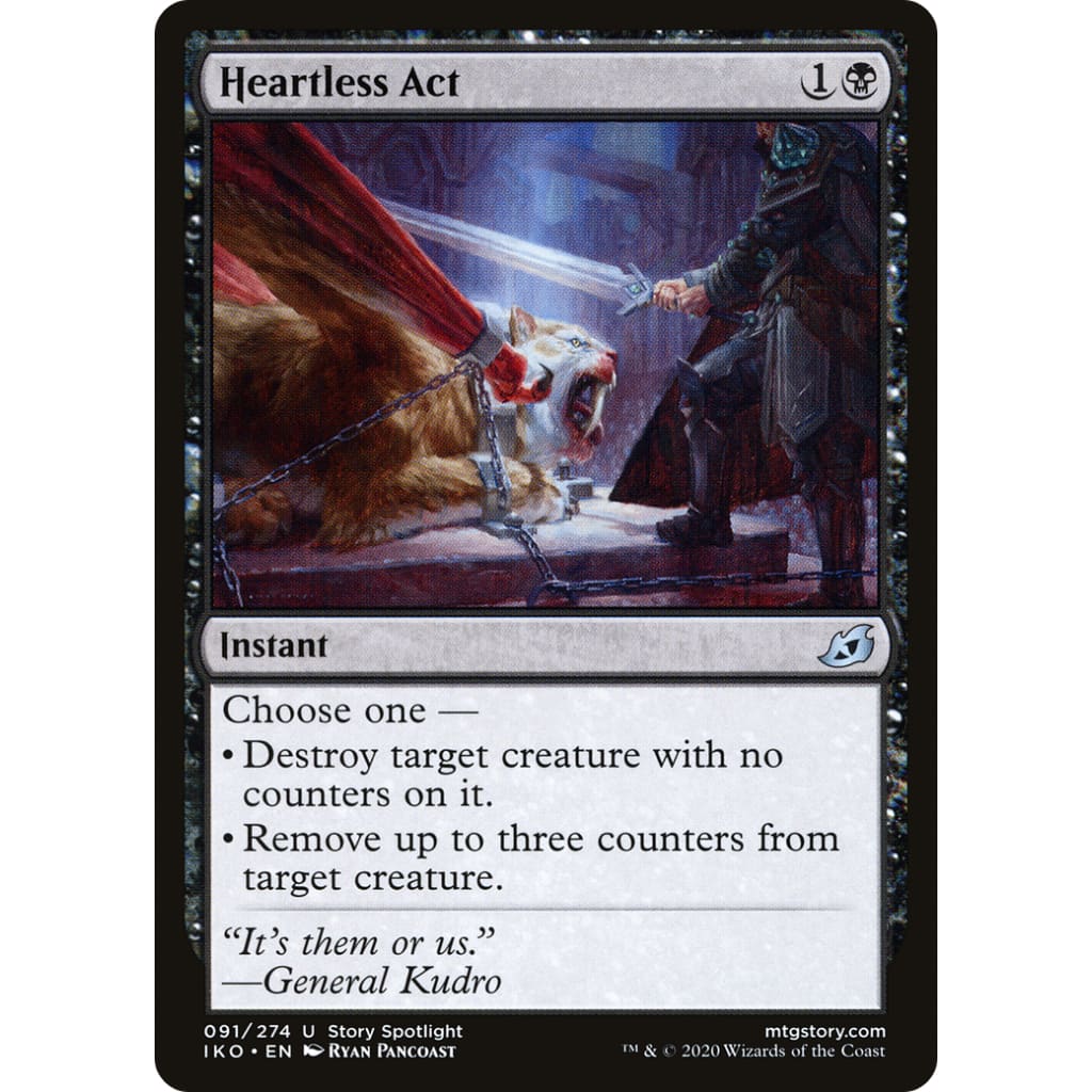Heartless Act (IKO-091) Foil - Single