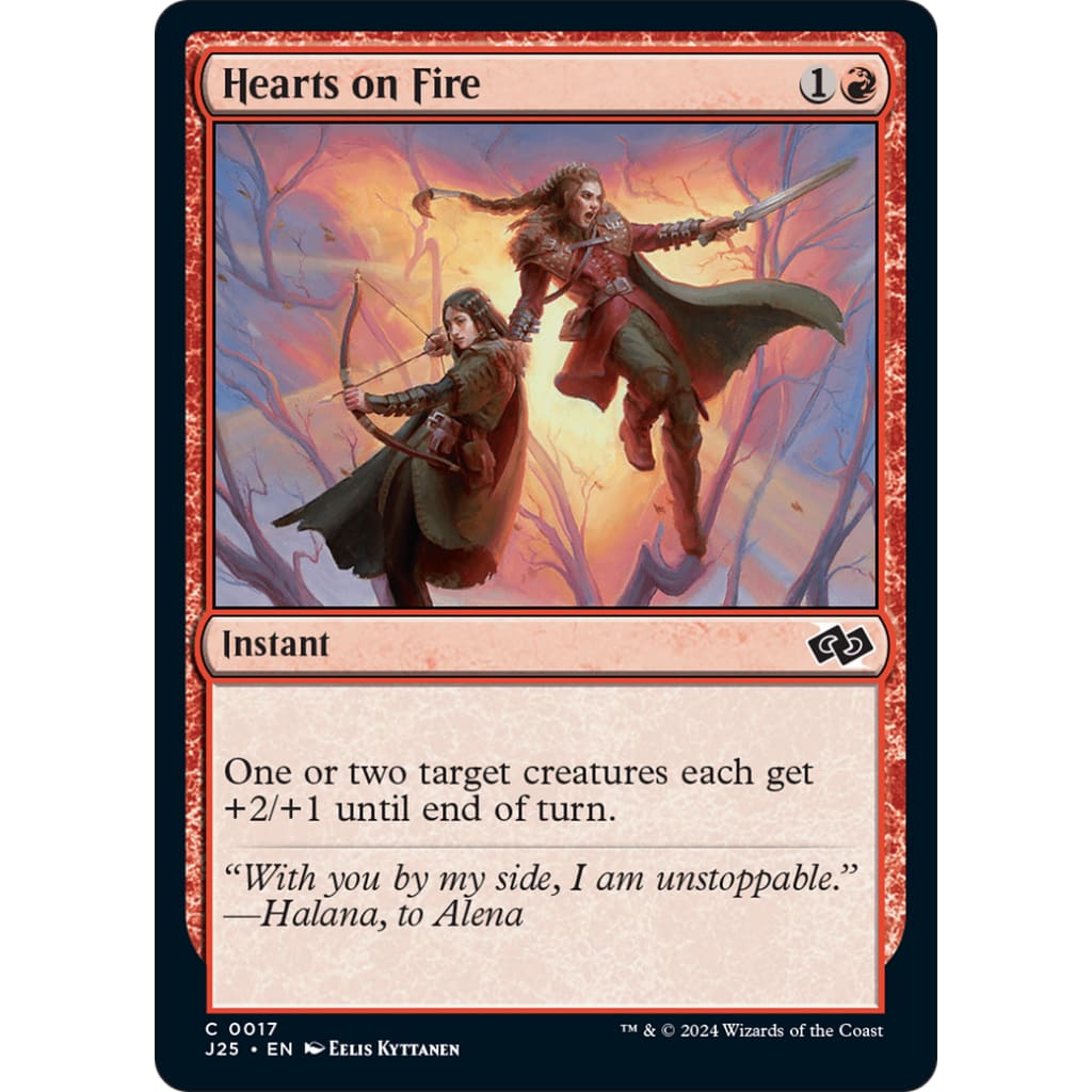 Hearts on Fire (J25-017) - Single